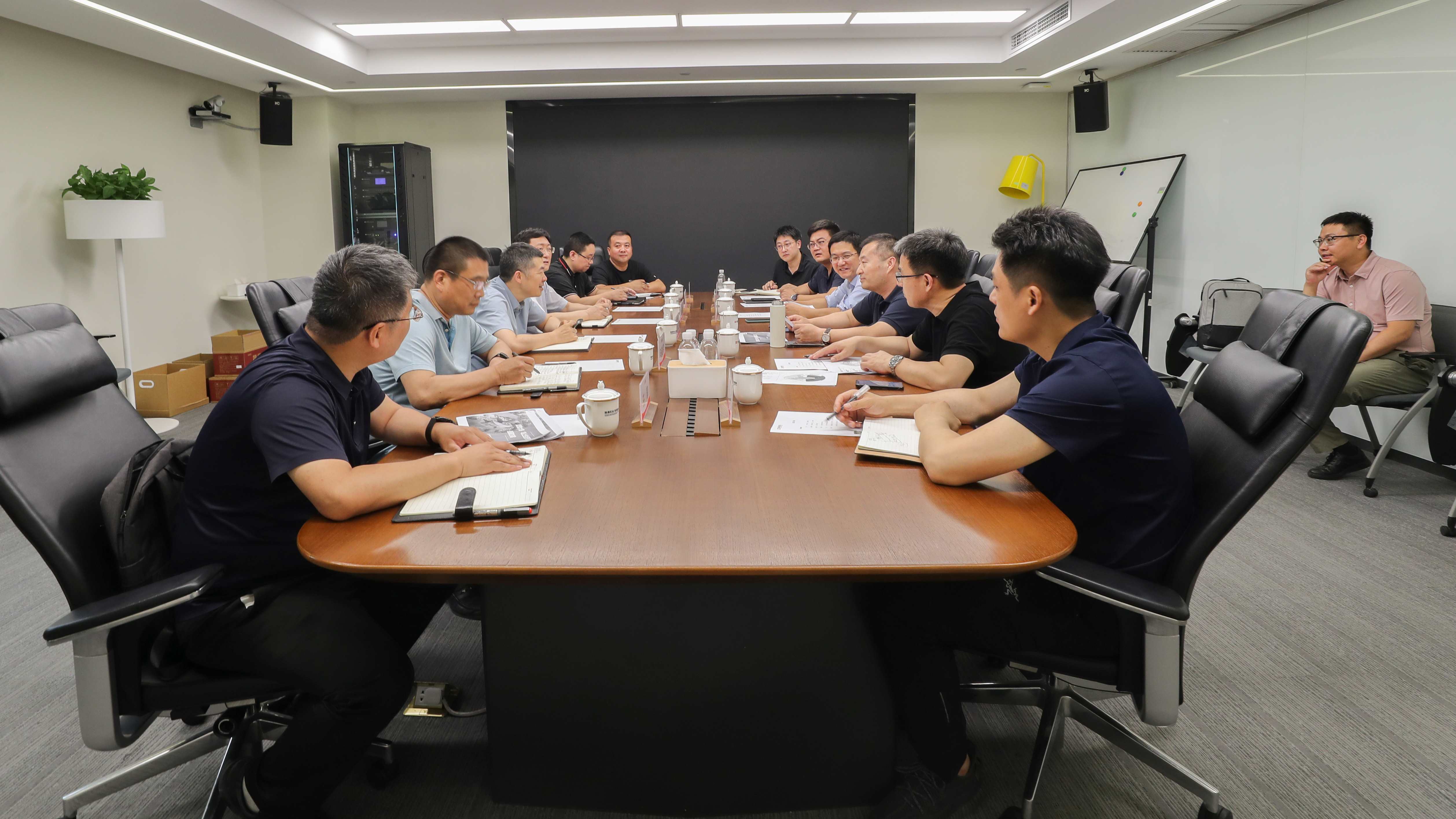 牢记嘱托 见行见效 | 劝华集团、一帆视频
与天津城投集团、市政建设集团 开展座谈交流